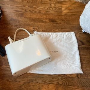 White Kate Spade Tote Bag